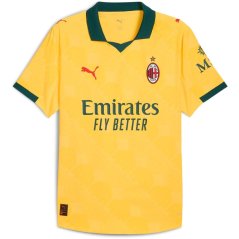 Puma AC Milan Authentic Third Shirt 2025 2026 Adults Yellow/Green