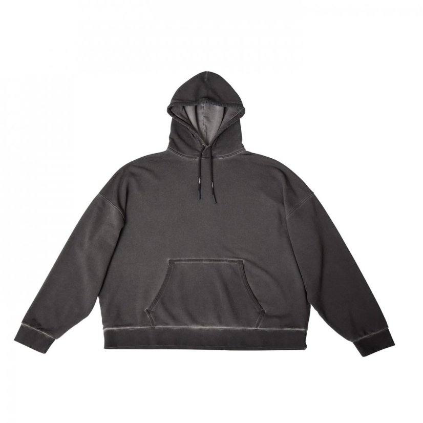 No Fear Oversized Hoodie Washed Charcoal