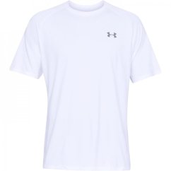Under Armour Tech Training T Shirt Mens White/Grey