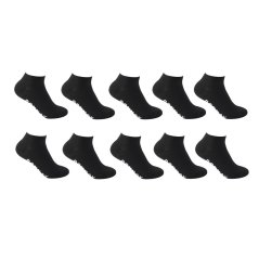 Donnay 10 Pack Trainer Socks Plus Size 12+ Black
