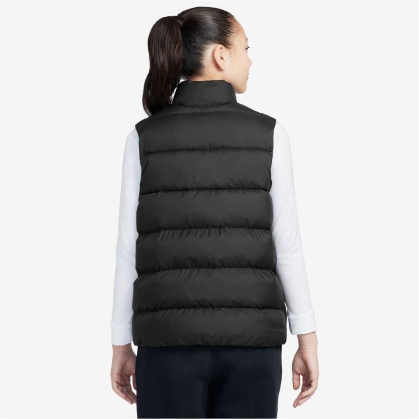 Nike Loose-Fit Puffer Vest Juniors Black