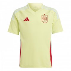 adidas Spain Away Shirt 2024 Juniors Pulse Yellow