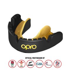 Opro Gld Slf Ft Brce 00 Black/Gold