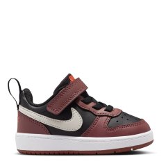 Nike Court Borough Low 2 Baby/Toddler Shoe Black/Red