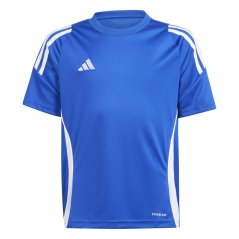 adidas Tiro 24 Training T-Shirt Juniors Royal Blue/Wht