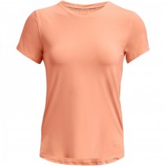 Under Armour Iso-Chill Laser Tee Womens Bubble Peach