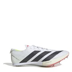adidas Adizero Track Running Spikes Adults White/Core Blck