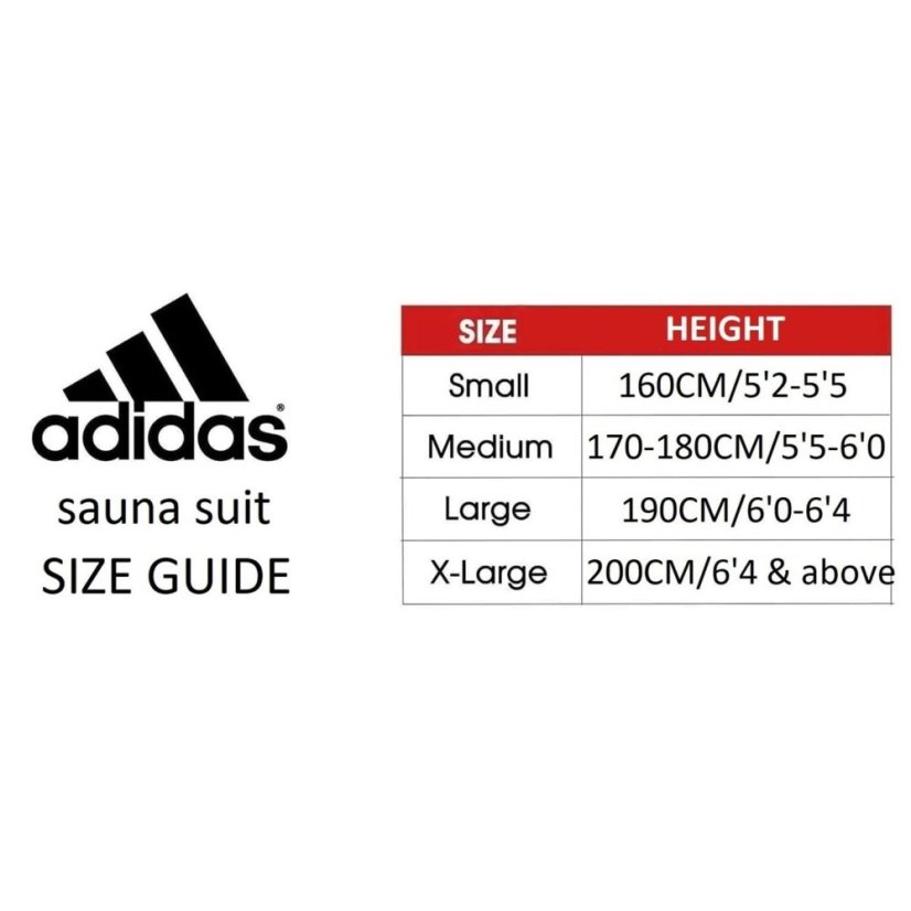 adidas Basic Sauna Suit Adults Black