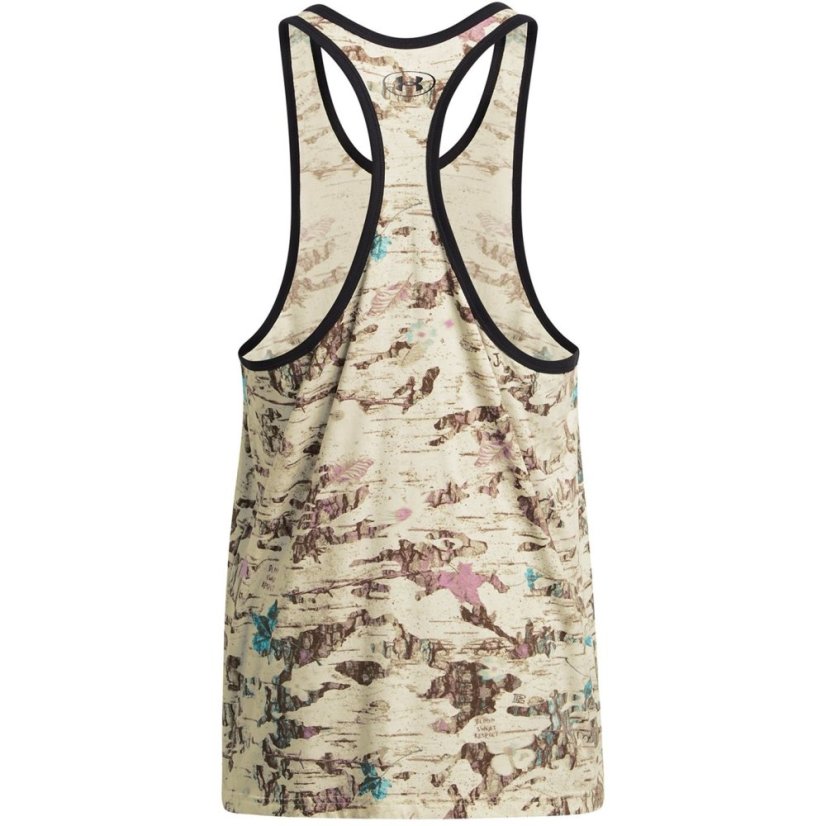 Under Armour Men's Camo Graphic Performance Gym Vest Brown