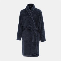 Howick Fleece Plain Robe Men Navy