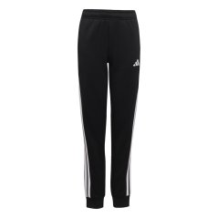 adidas Kids' Closed Hem Poly Tracksuit Joggers Black