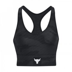 Under Armour Armour Project Rock Bra Womens Black/White