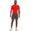 Under Armour HeatGear® Short Sleeve Mens Bolt Red/White