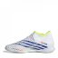 adidas Predator Edge .3 Unisex Indoor Football Trainers Wht/Yellow/Blue