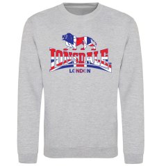 Lonsdale Printed Logo Sweat Grey 1