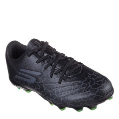 Skechers SKX 01 Youth Juniors Firm Ground Football Boots Black