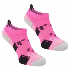 Karrimor 2 Pack Running Socks Ladies Bright Pink