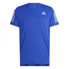 adidas Own The Run T Shirt Lucid Blue/Silv