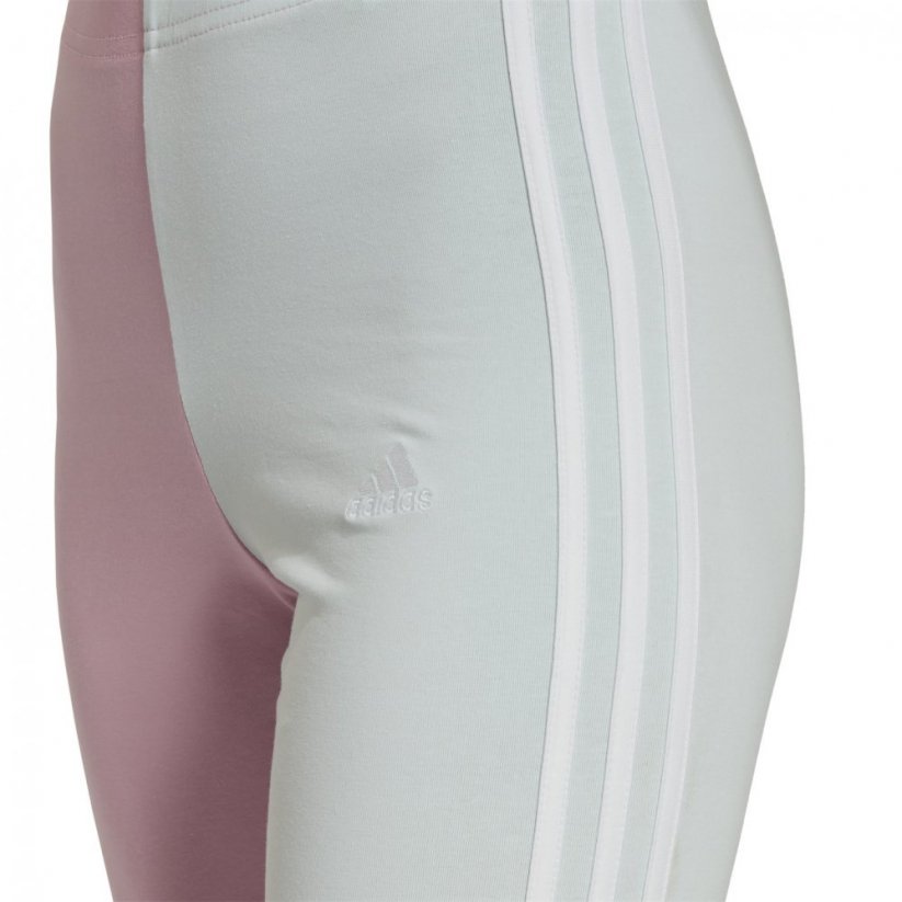 adidas Essentials 3-Stripes Colourblock Leggings Womens Pink