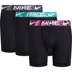 Nike 3 Pack Dri-FIT Boxer pánské šortky Black/Blue