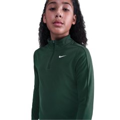Nike Older Girls DRI-FIT Long Sleeve Half Zip Fir
