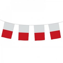 Official Bunting White/Red