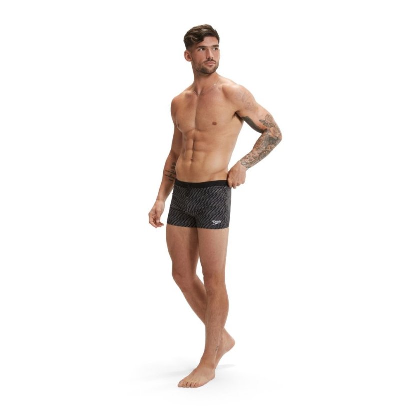 Speedo Men's Valmilton Swim Shorts Black/Dove Grey