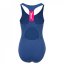Slazenger Sport Back Swimsuit Ladies Navy/Pink