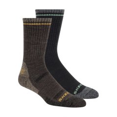 Skechers Men's Crew Socks Medium Brown