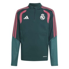 adidas Real Madrid Training Drill Top 2026/27 Juniors Green/Pink