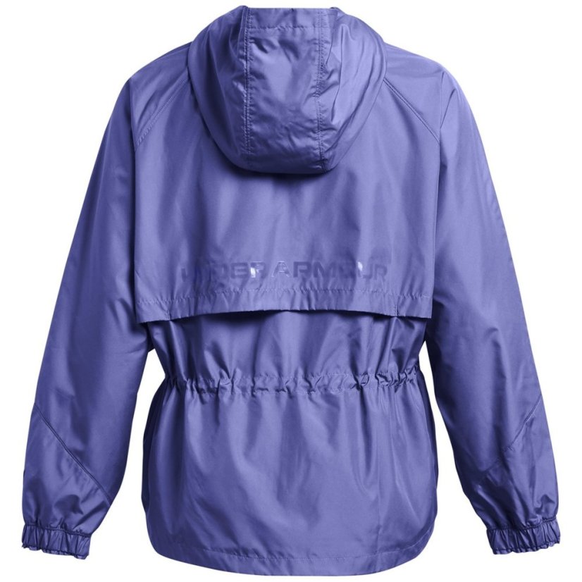 Under Armour Women's Rush Woven Full Zip Performance Training Jacket Purple