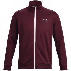 Under Armour Tricot Jacket Mens Maroon