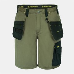 Dunlop On-Site pánské šortky Khaki