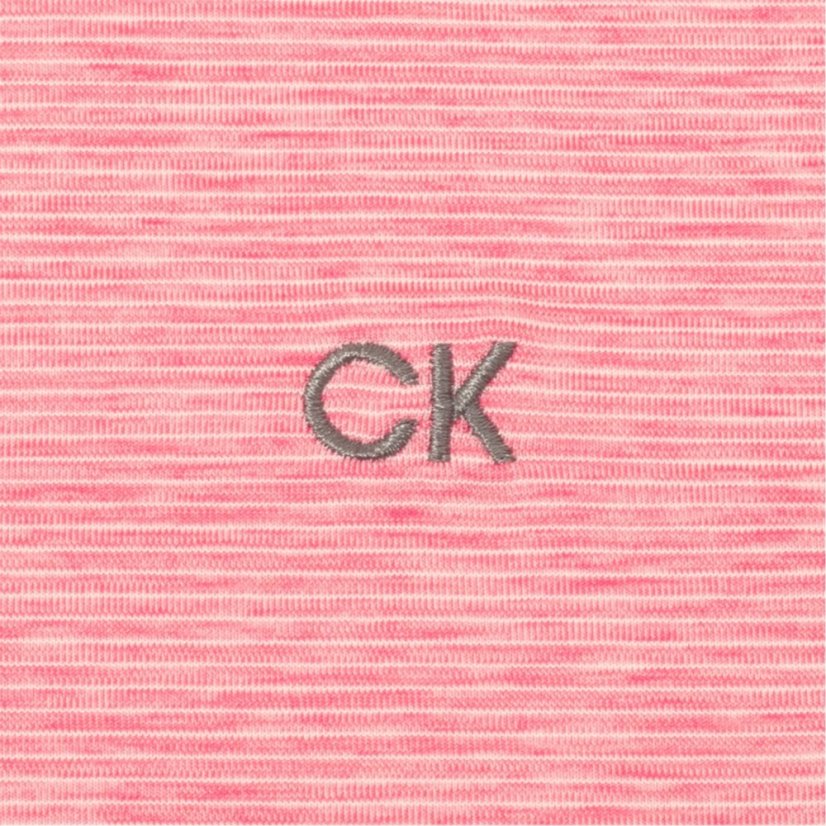 Calvin Klein Golf Men's Short-Sleeve Performance Polo Shirt Pink