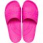 Crocs Unisex Adults Logo Sliders Pink Crush