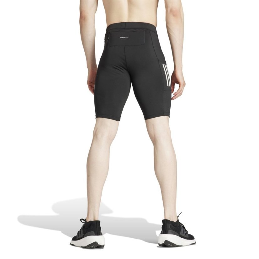 adidas Own the Run Short Tights Mens Black