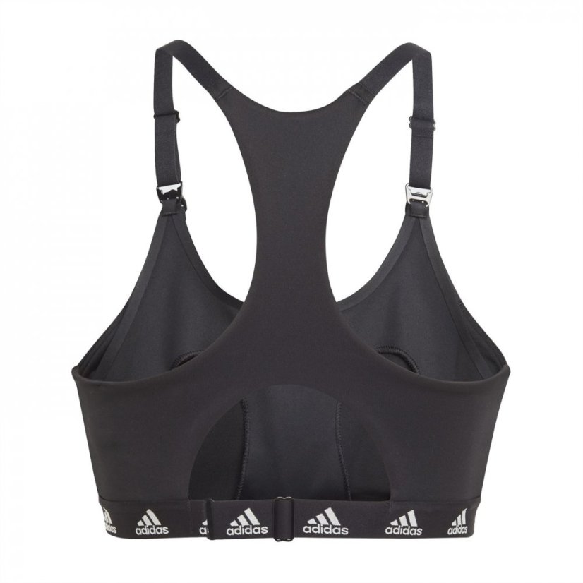 adidas Light-Support Nursing Bra Womens Low Impact Sports Black