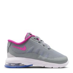 Nike Girls' Air Max Invigor (Td) Toddler Shoe Runners Girls Grey/Pink