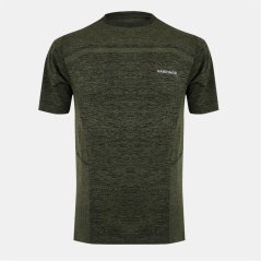 Karrimor XLite Mens Running Short Sleeve Top Khaki Marl