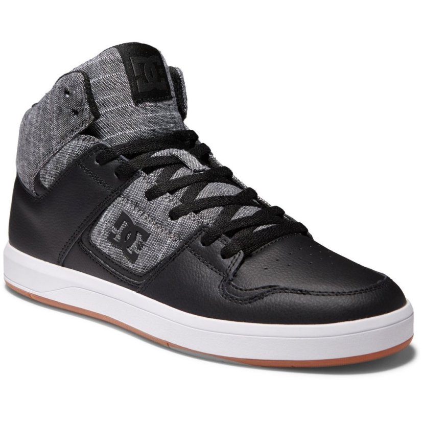 DC Cure Hi Top Trainers Mens Black/Grey