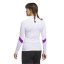 adidas Women's Mock Long Sleeve Performance Polo Shirt White
