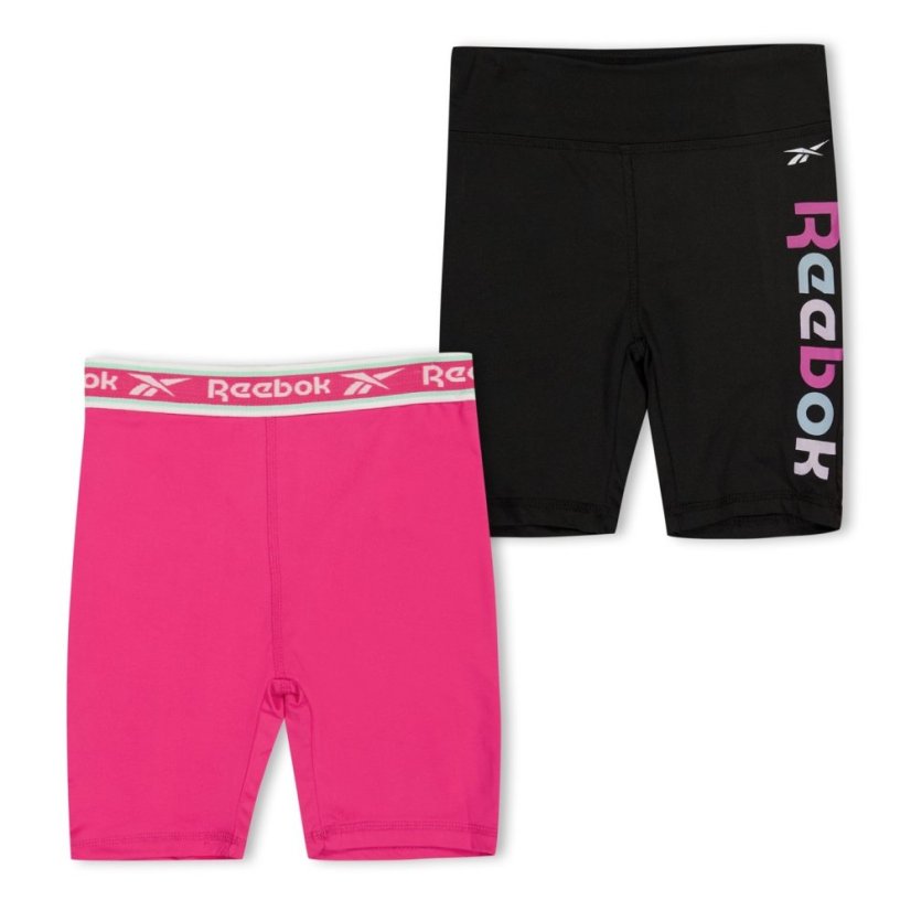 Reebok Kids' Jersey Jogger Shorts Fuchsia Purple