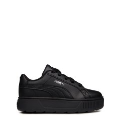 Puma Karmen Low Trainers Girls Triple Black