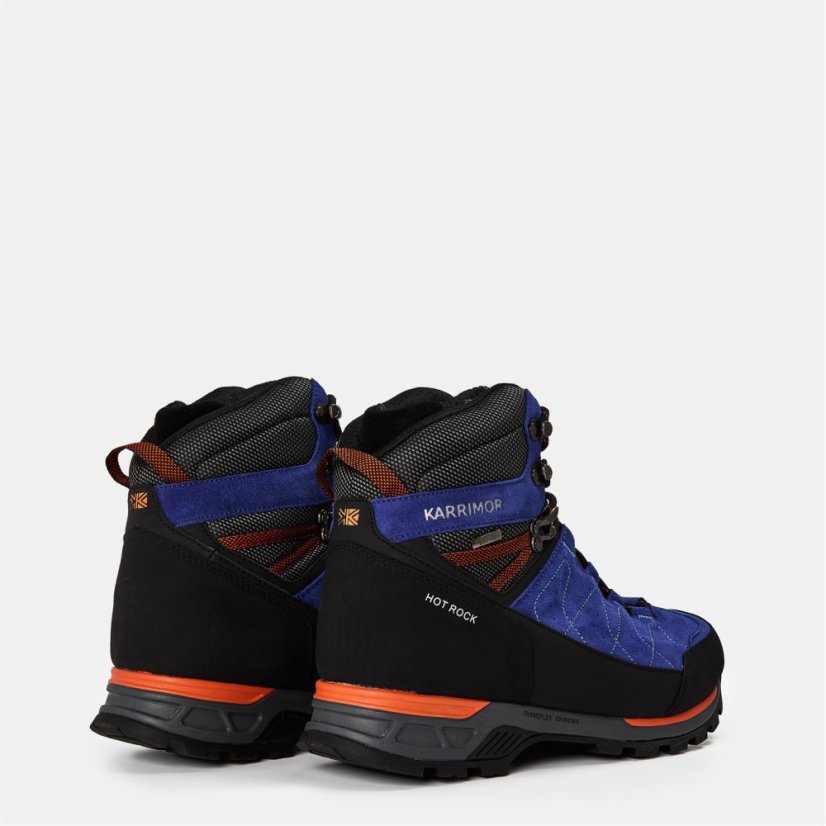 Karrimor Hot Rock Waterproof Walking Boots Mens Blue/Orange