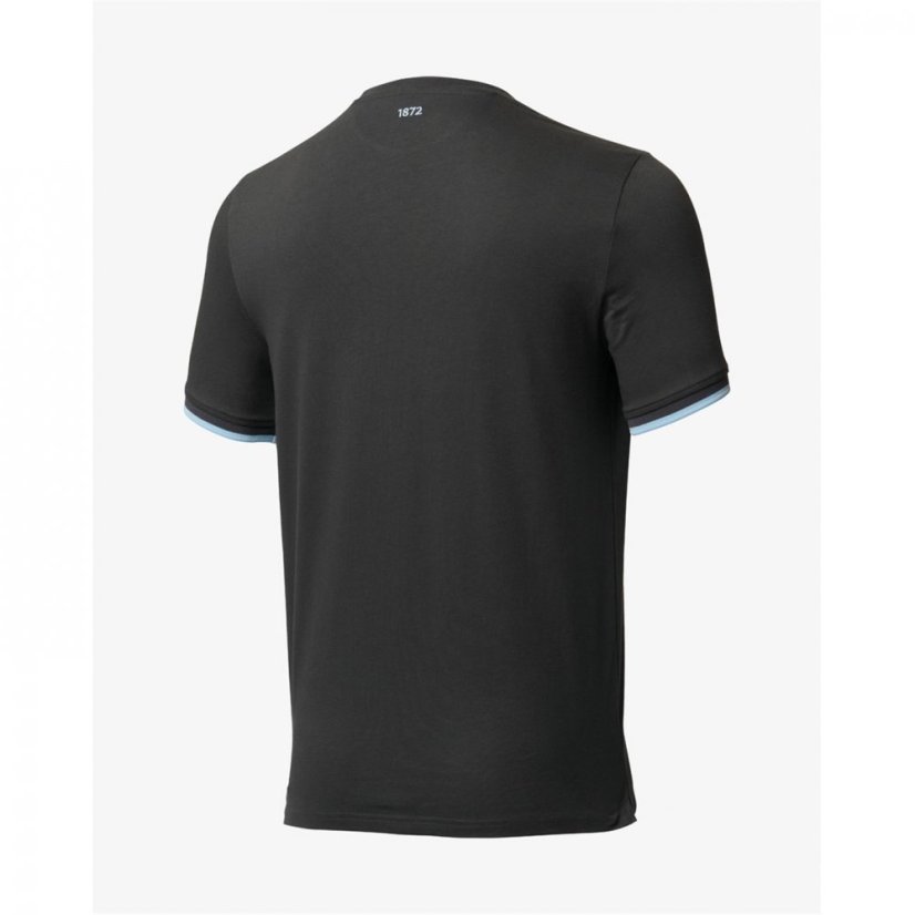 Castore Rangers Short Sleeve T-Shirt Mens Charcoal/Black