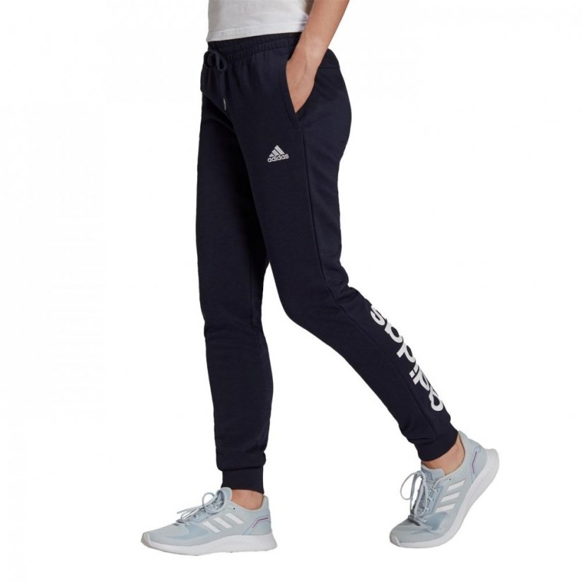 adidas Linear Slim Fit Cotton Joggers Womens Legend Ink