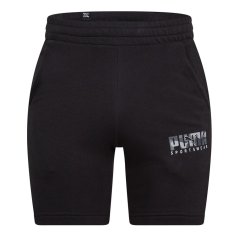 Puma Men's Key Camo Graphic Fleece Jogger Shorts Puma Black
