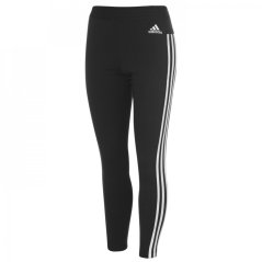 adidas Essential 3 Stripe Tights Ladies Black/White