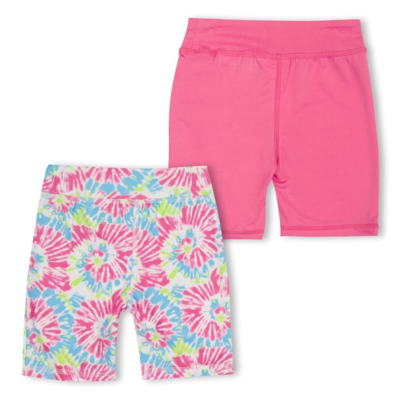 Reebok Kids' T Dye Swrl Jersey Jogger Shorts Carmine Rose