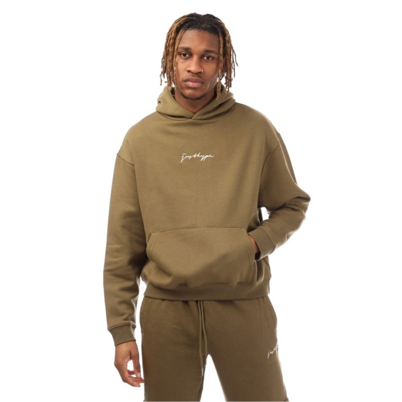 Hype Unisex Adults Hoodie Olive